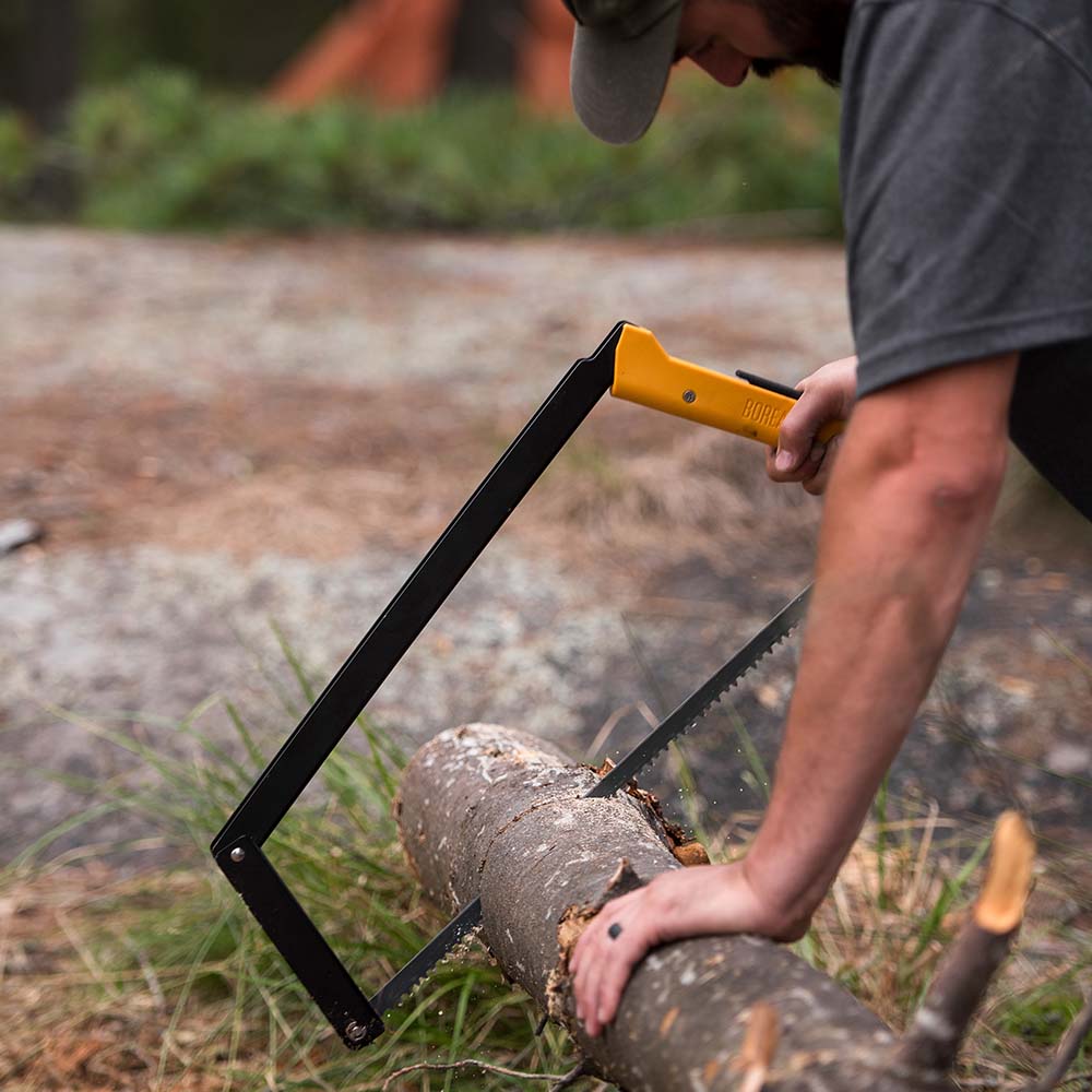 Foldable bow saw AGAWA CANYON BOREAL 21 black/yellow