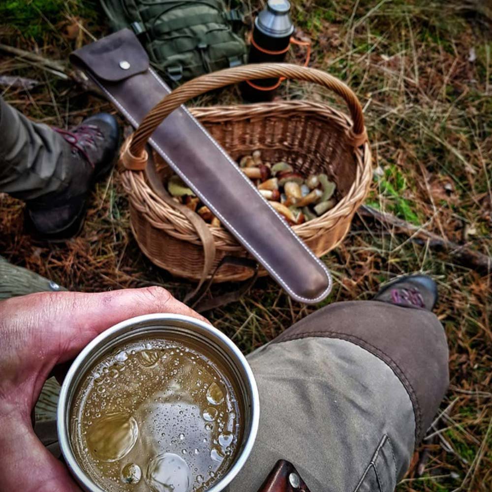 CRAZY LEATHER HORSE SHEATH for AGAWA BOREAL 21