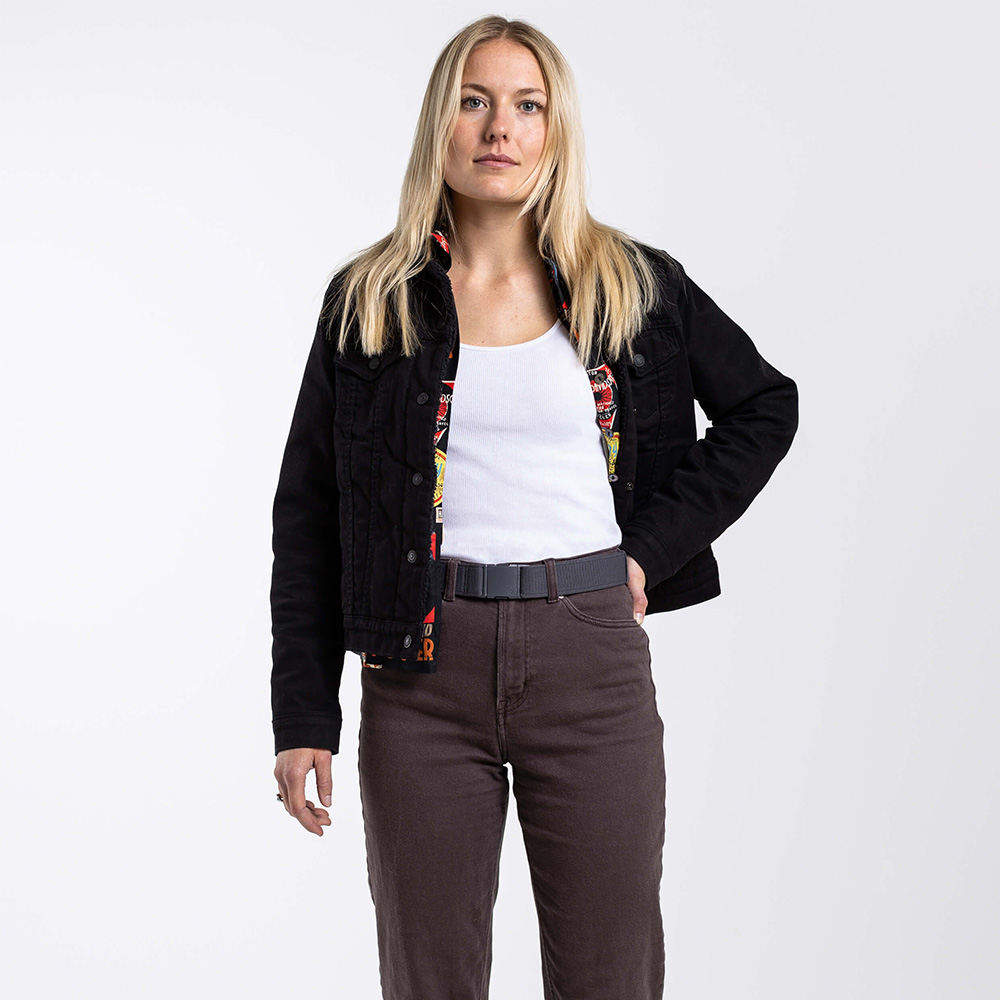 Еластичен текстилен колан ARCADE Atlas Charcoal 2