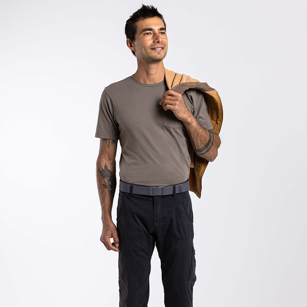 Еластичен текстилен колан ARCADE Atlas Charcoal 1