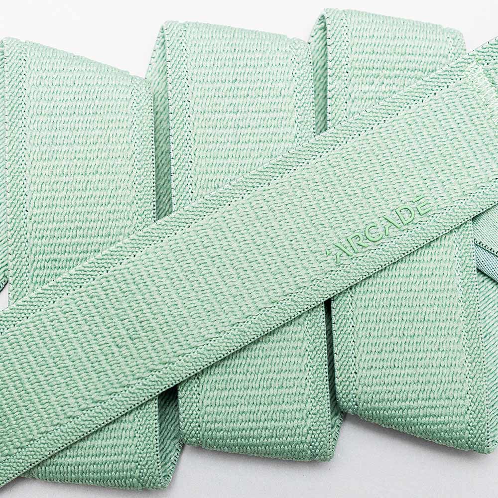 Текстилен колан ARCADE Atlas Slim Belt Mint