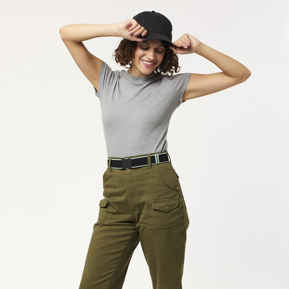 Текстилен колан ARCADE Carto Belt Black Mint