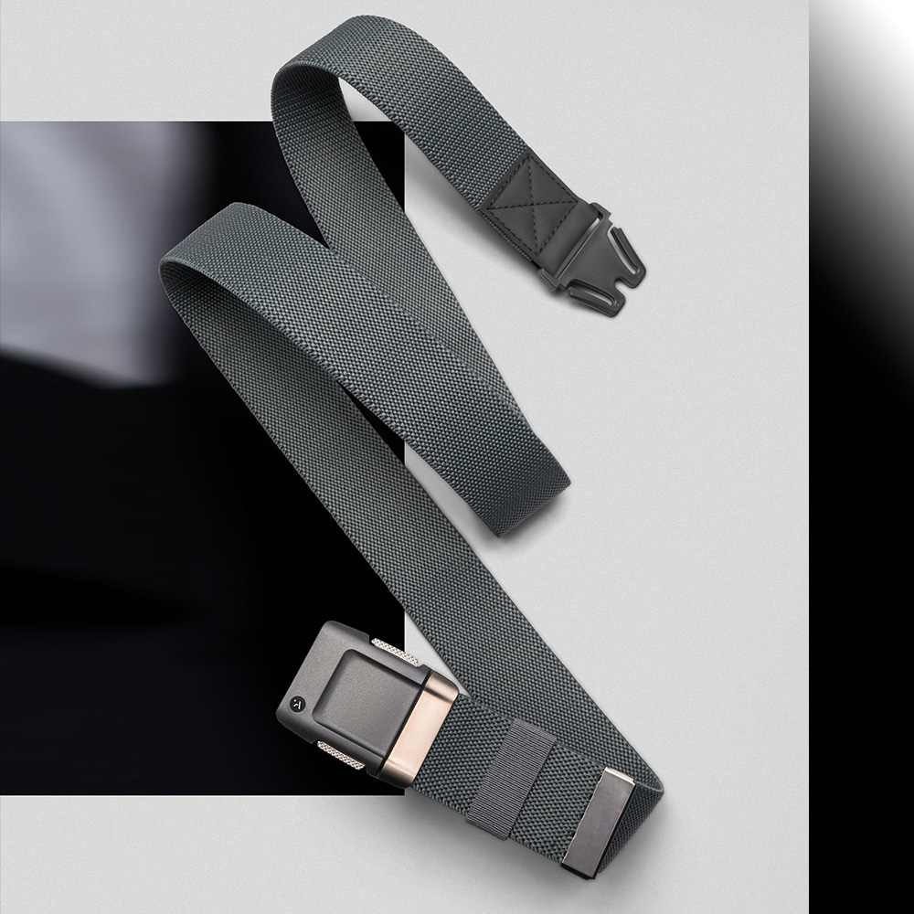 Еластичен текстилен колан ARCADE Motion Charcoal