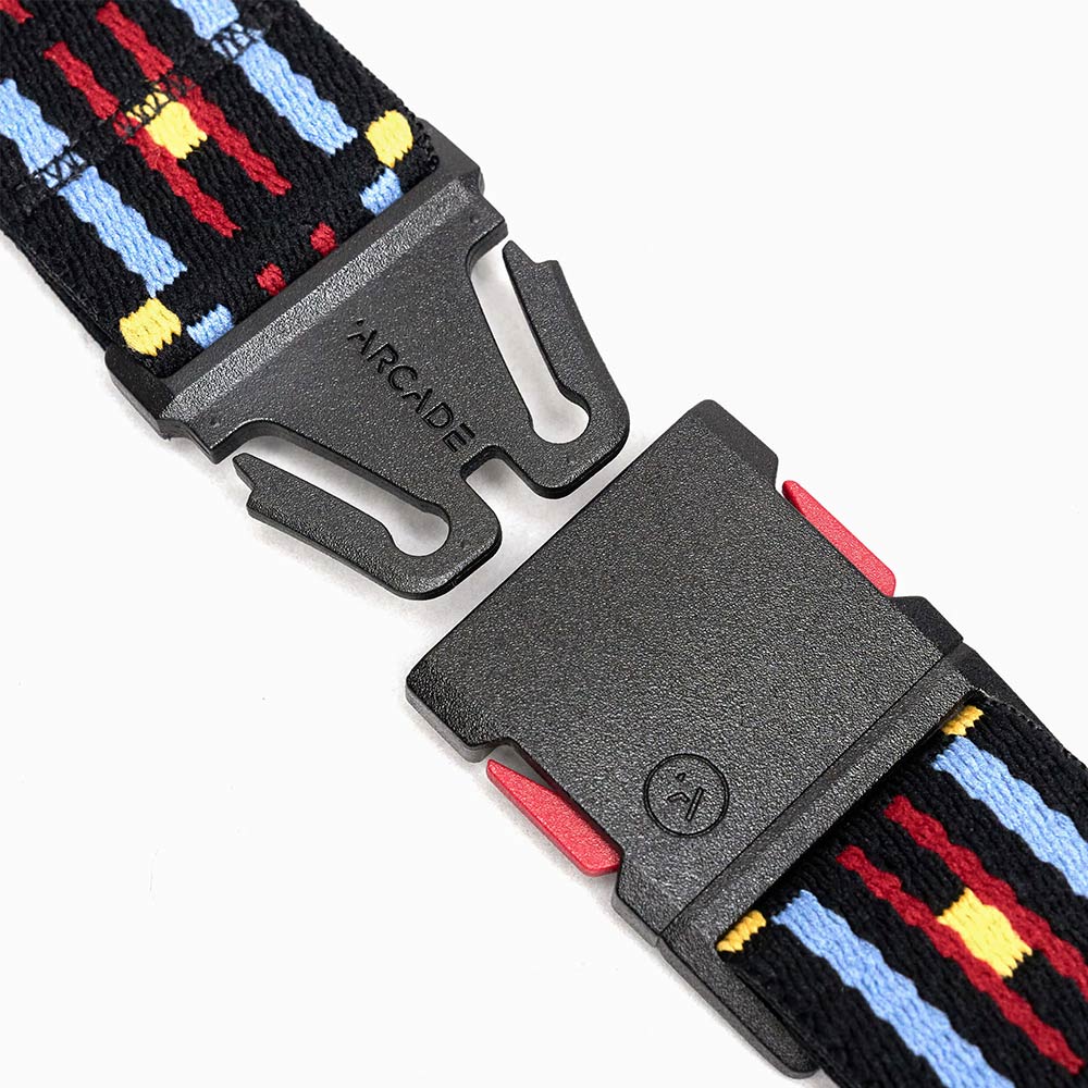 Текстилен колан Arcade Keyah Slim Black Sky