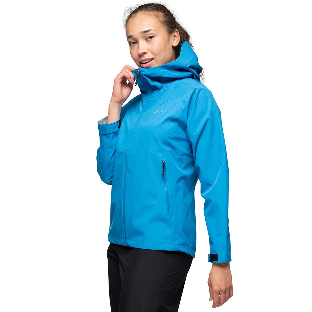 Bergans Essentials 2.5L Shell Jacket Women Dark Aqua Lagoon