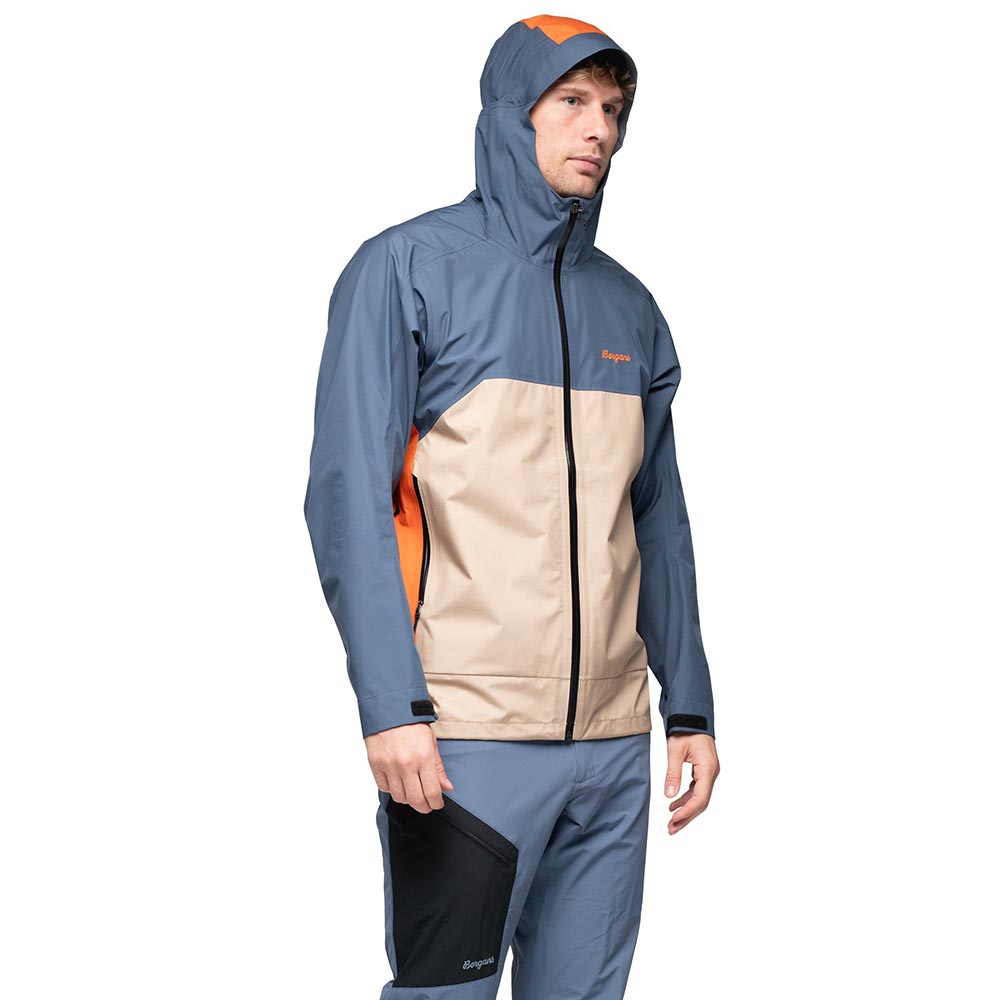 Bergans Vaagaa 3L Shell Jacket Men Granite Blue / Warm Sand