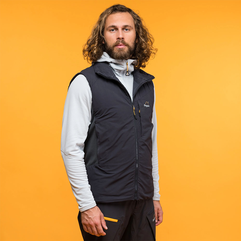 Мъжки елек с изолация Bergans MountainLine Light Insulated Air Vest Men Dark Shadow Grey