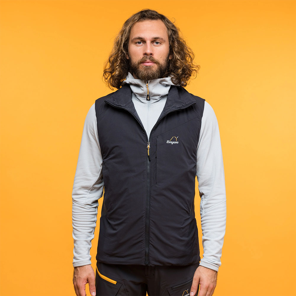 Мъжки елек с изолация Bergans MountainLine Light Insulated Air Vest Men Dark Shadow Grey
