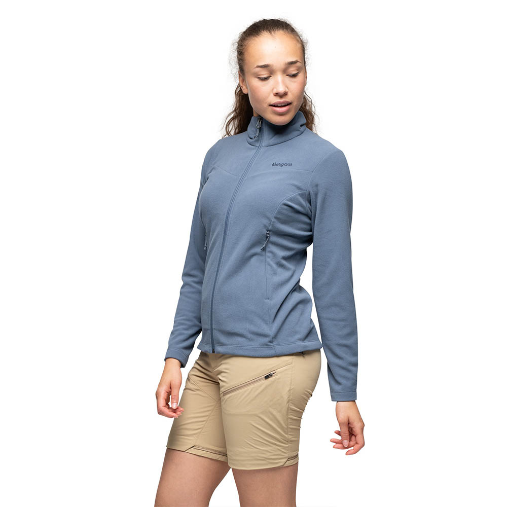 Women's Fleece Bergans Finnsnes Fleece W Jacket Granite Blue