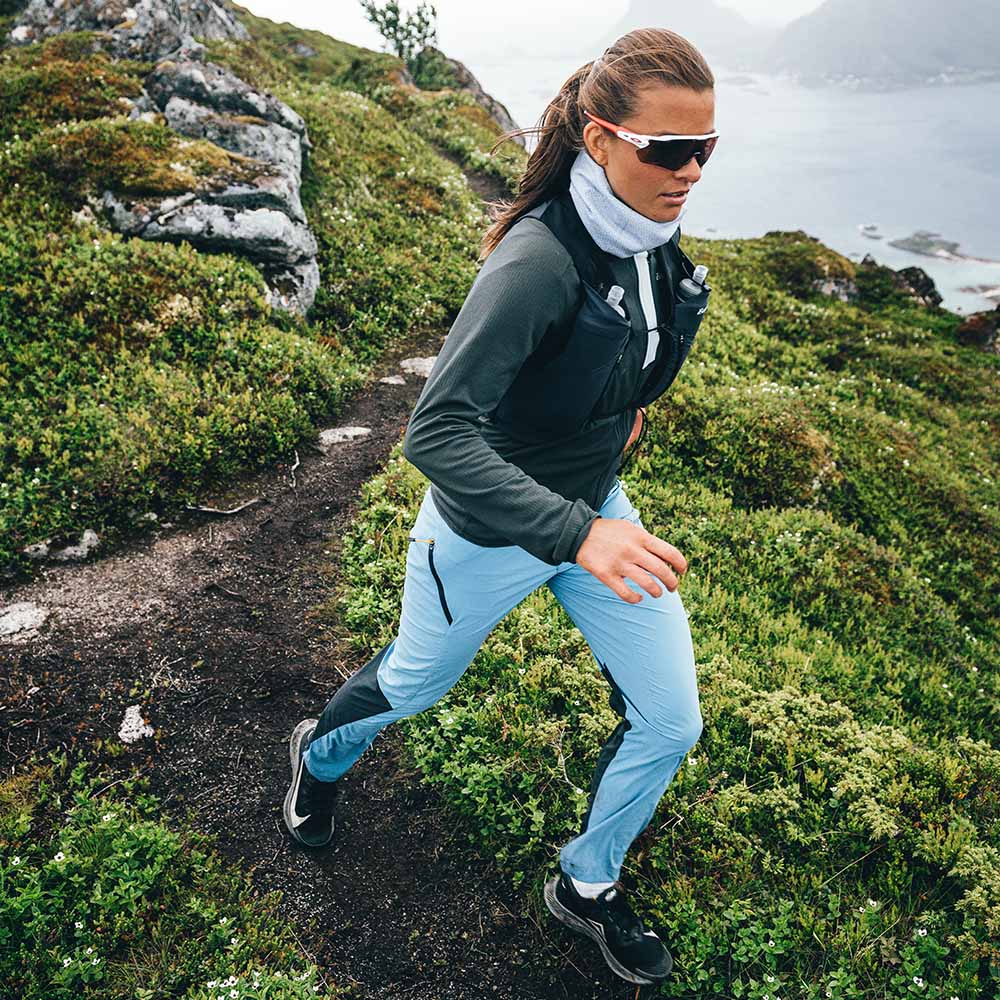 Дамски туристически панталон Bergans Y LightLine Vapor Pants Women Elemental Blue