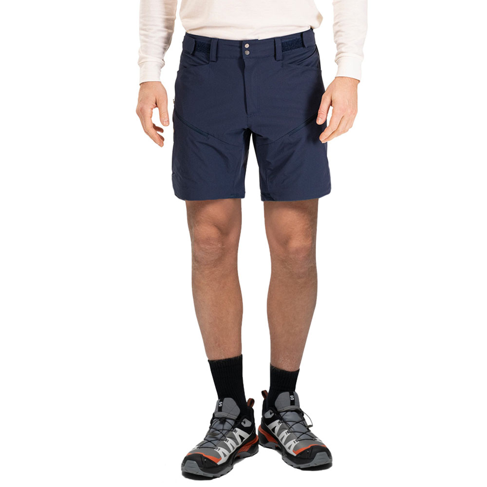 Bergans Convertible Zip-Off Softshell Pants Men Navy Blue - pants and shorts in 1