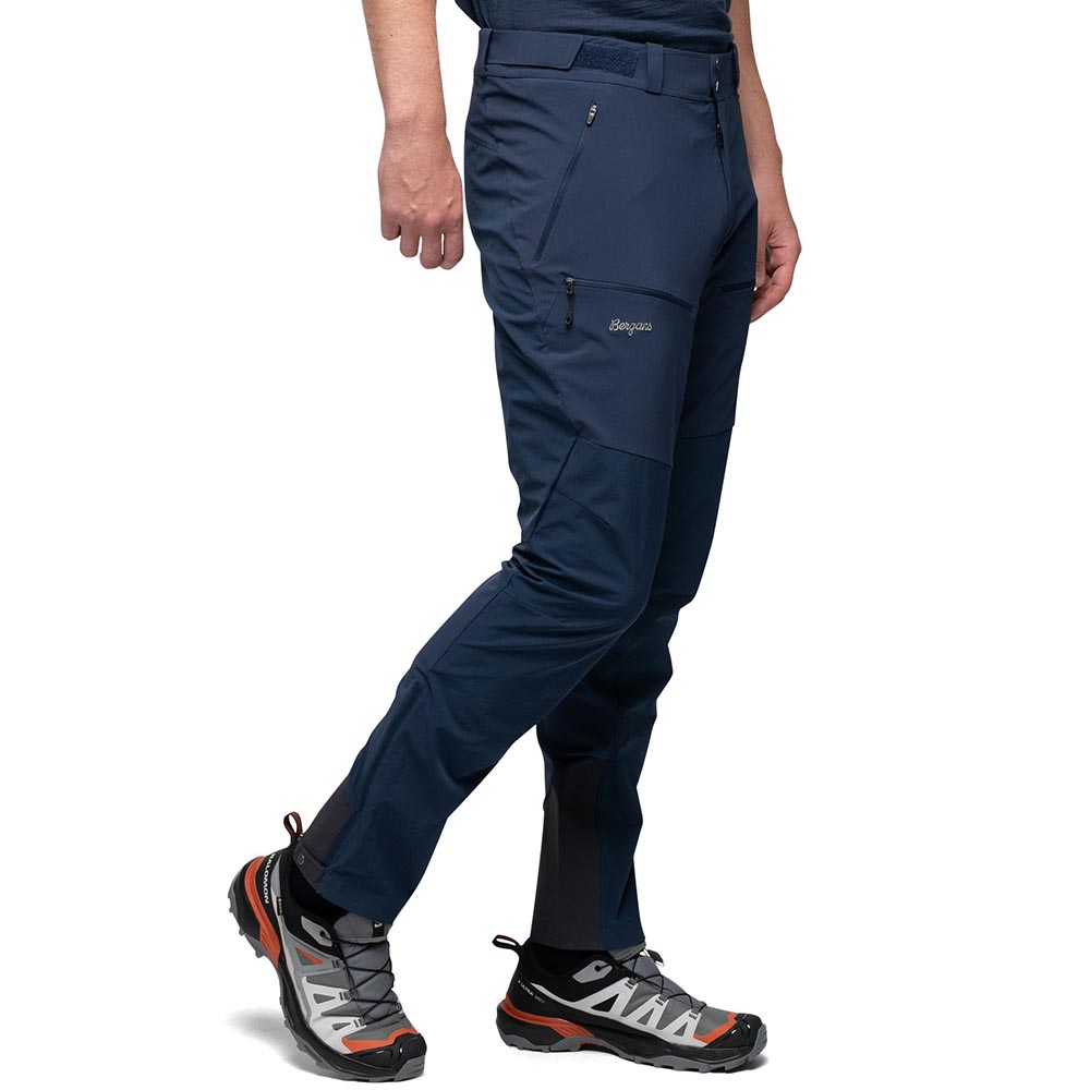 Bergans Rabot Softshell Pants Men Slim Fit Navy Blue - the best outdoor pants for hiking
