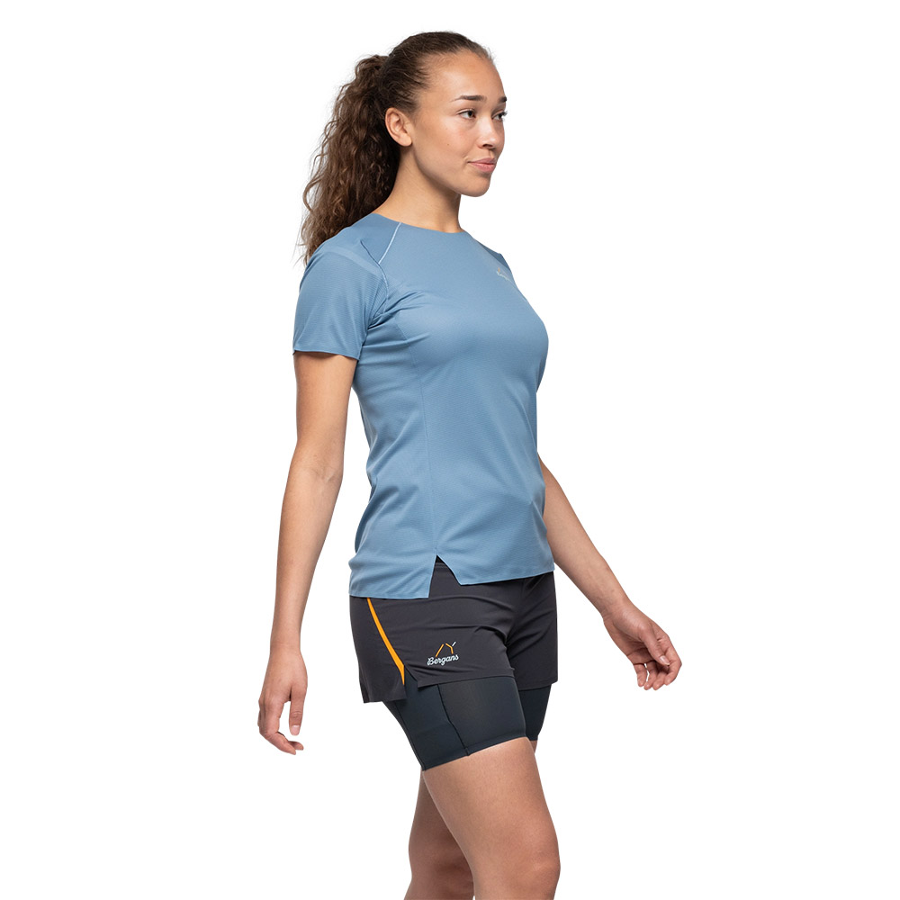 Дамска тениска Bergans Y LightLine Fast Tee Women Elemental Blue
