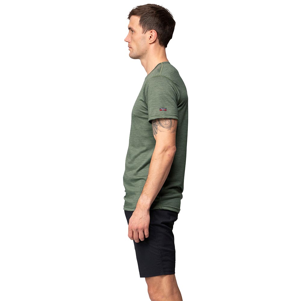 Devold Breeze Merino 150 Tee Man Lichen Melange - premium wool clothing