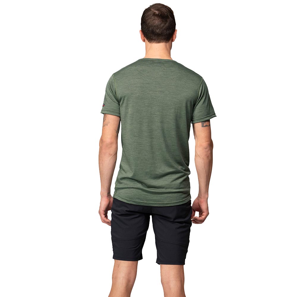 Devold Breeze Merino 150 Tee Man Lichen Melange - premium wool clothing