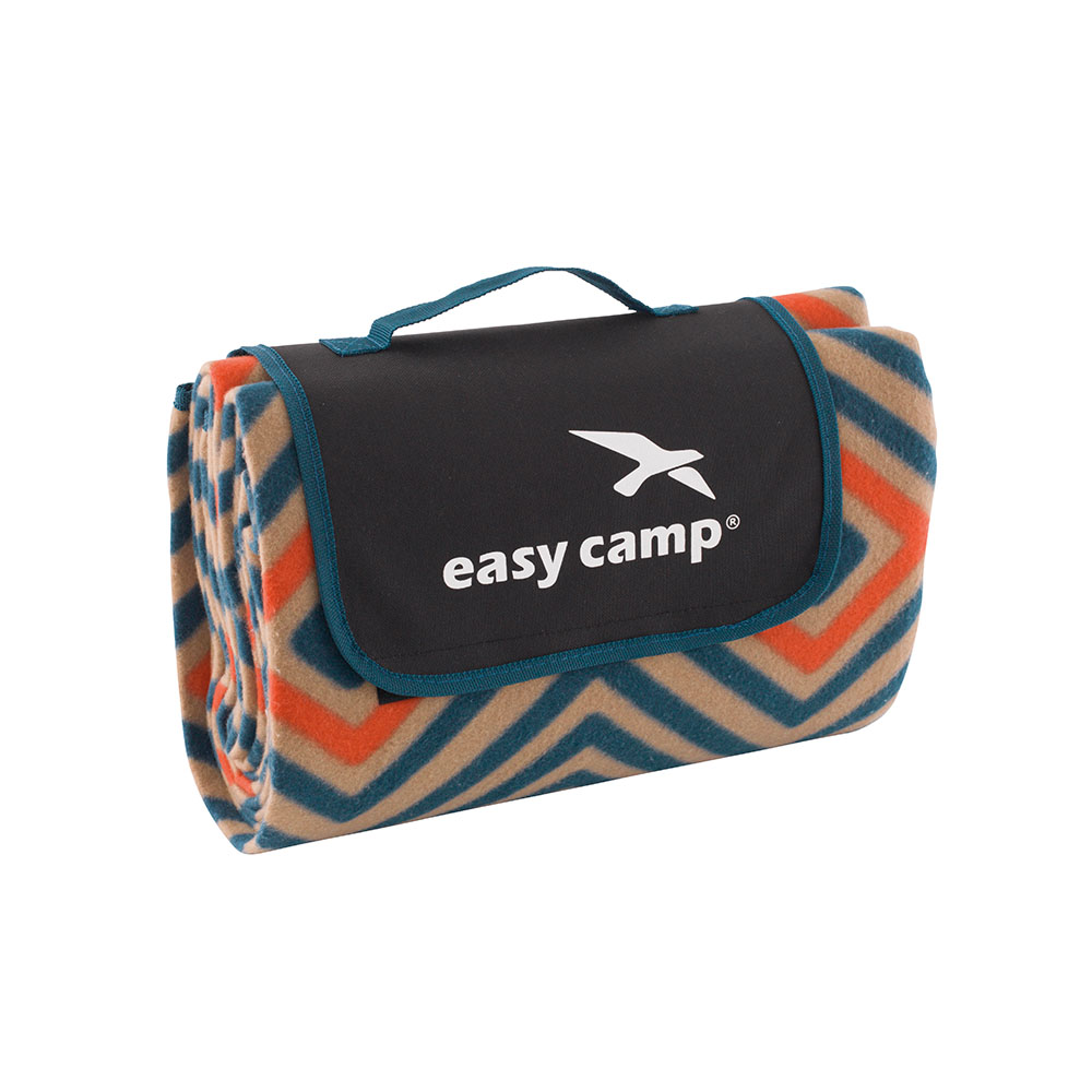 Folded Easy Camp Picnic Rug Orange