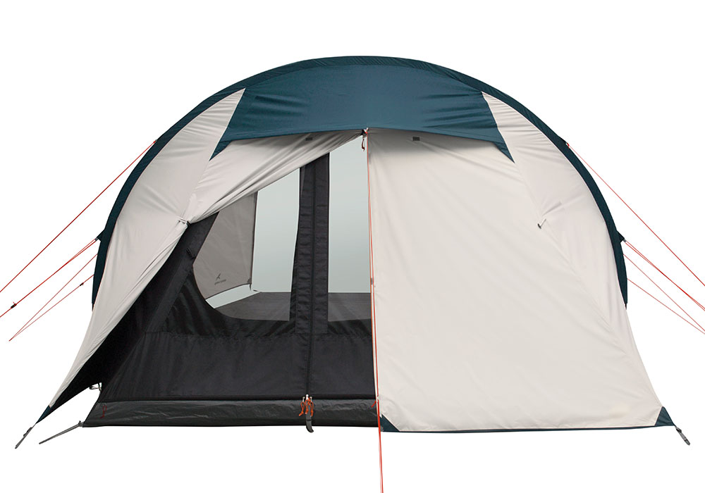 Back half open Easy Camp Menorca 500 family tent