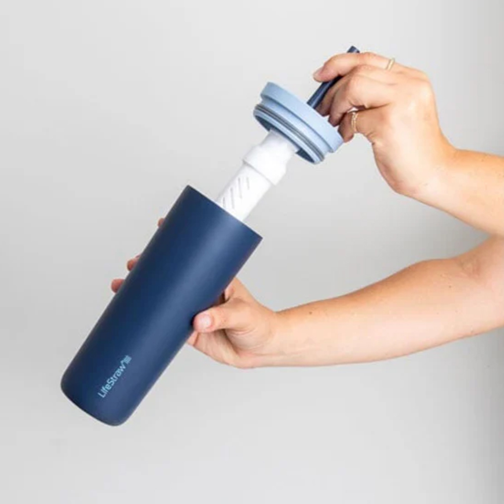Термо чаша с филтър LifeStraw Go Insulated Stainless Steel Water Filter Tumbler 0.5L Aegean Sea