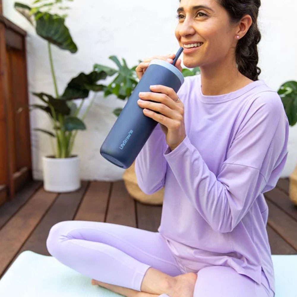 Термо чаша с филтър LifeStraw Go Insulated Stainless Steel Water Filter Tumbler 0.5L Aegean Sea