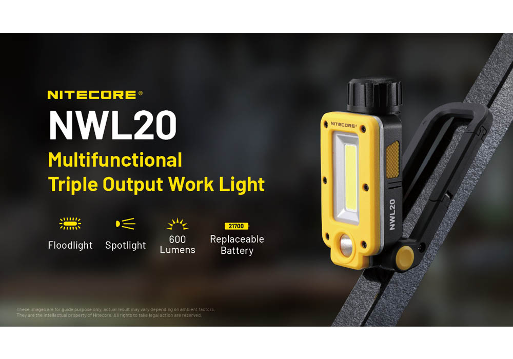 Nitecore NWL20 Multifunctional Lantern 600LM Rechargeable