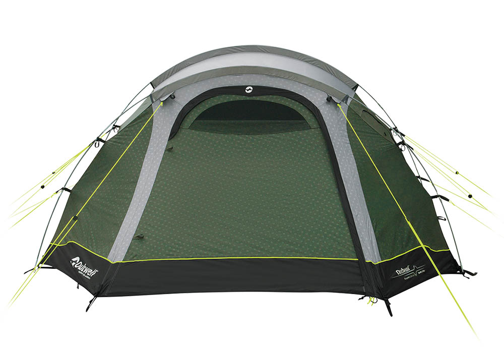 Outwell Earth 4 Person Plus Tent Green - waterproof, comfy and easy to pitch camping tent
