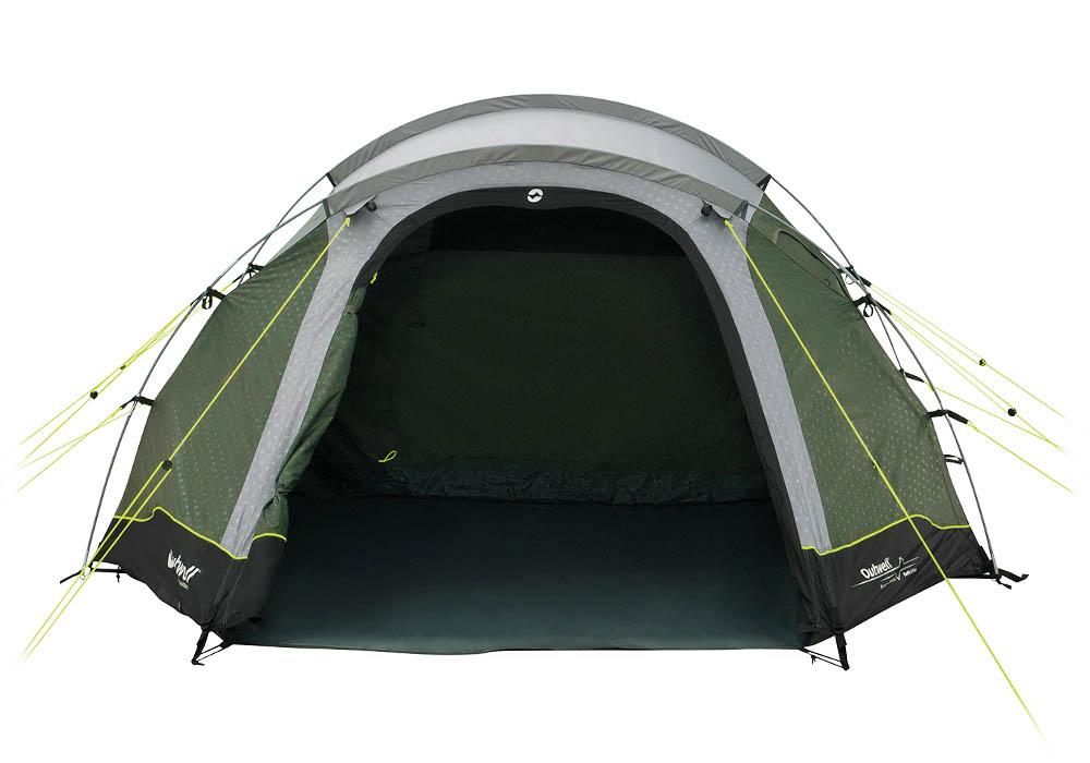 Outwell Earth 4 Person Plus Tent Green - waterproof, comfy and easy to pitch camping tent