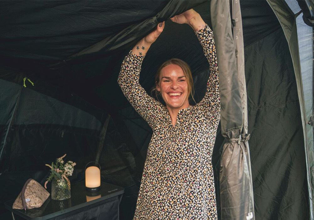 Петместна надуваема палатка Outwell Florida 5 Air Green