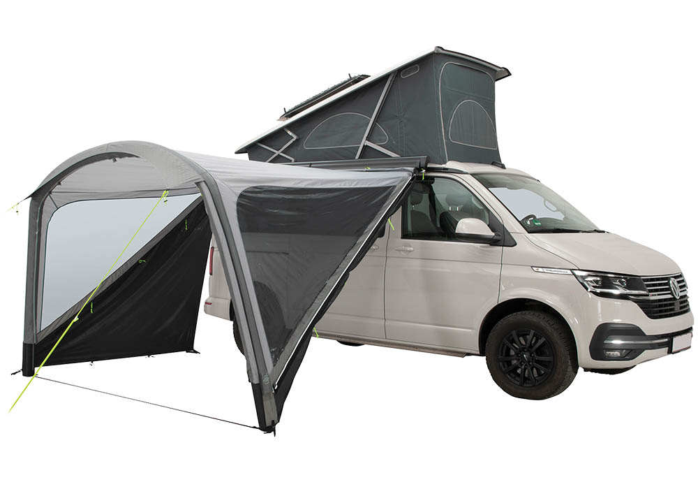 Outwell Touring Shelter Air – Inflatable Van Shelter - Quick and easy-to-pitch shelter next to your vehicle