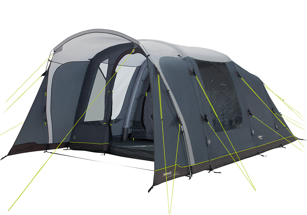 Outwell Monterey 5 Person Air Tent Blue - bring the comfort of your home to your camping tent