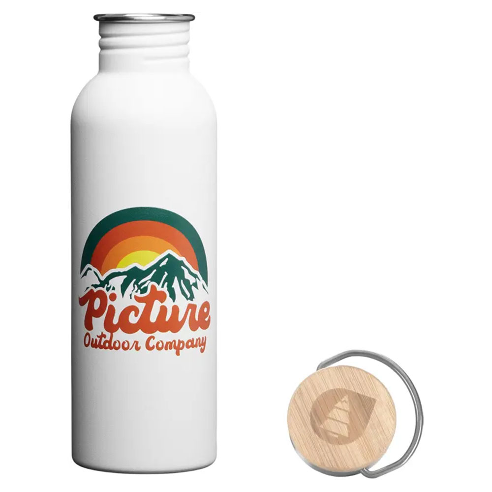 Бутилка за течност Picture Organic Hampton Bottle White