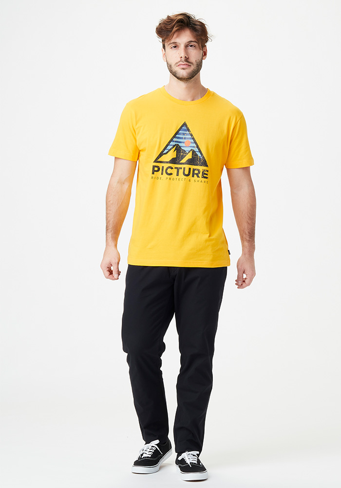 Мъжка тениска Picture Organic Authentic tee spectra yellow