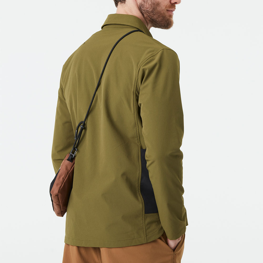 Мъжко софтшел яке Picture Organic Outif Zip Windbreaker Jacket Tobacco