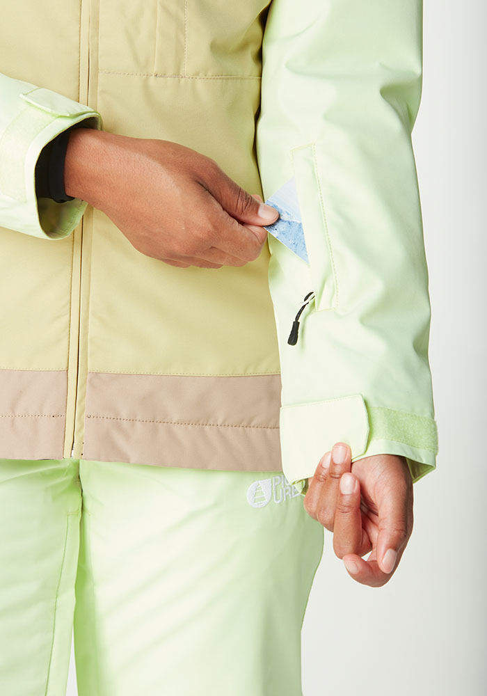Дамско ски яке с изолация Picture Organic Seakrest Jacket Lime Cream Hemp Roebuck