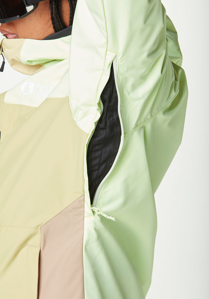 Дамско ски яке с изолация Picture Organic Seakrest Jacket Lime Cream Hemp Roebuck