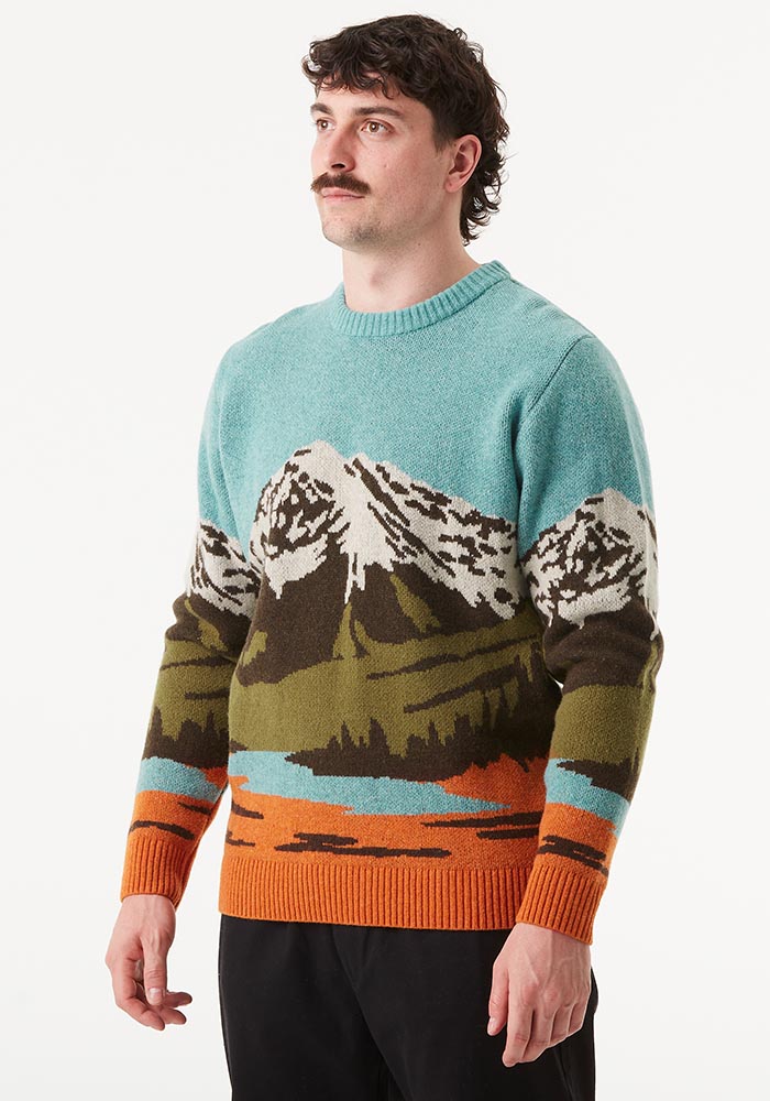 Мъжки вълнен пуловер Picture Organic Gibow Knit Sweater Mountain