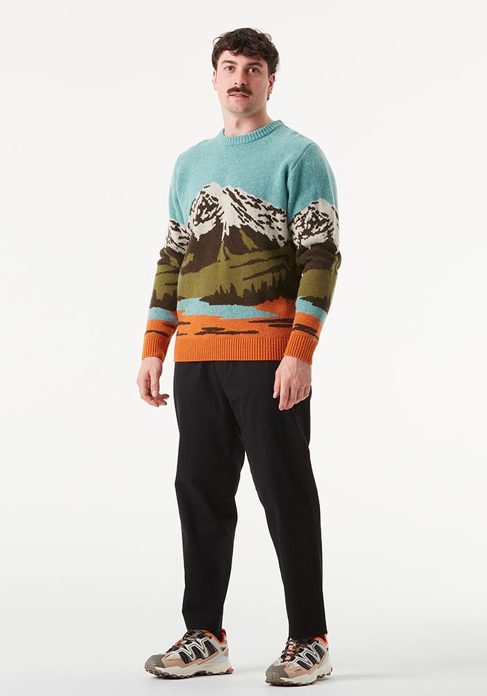 Мъжки вълнен пуловер Picture Organic Gibow Knit Sweater Mountain