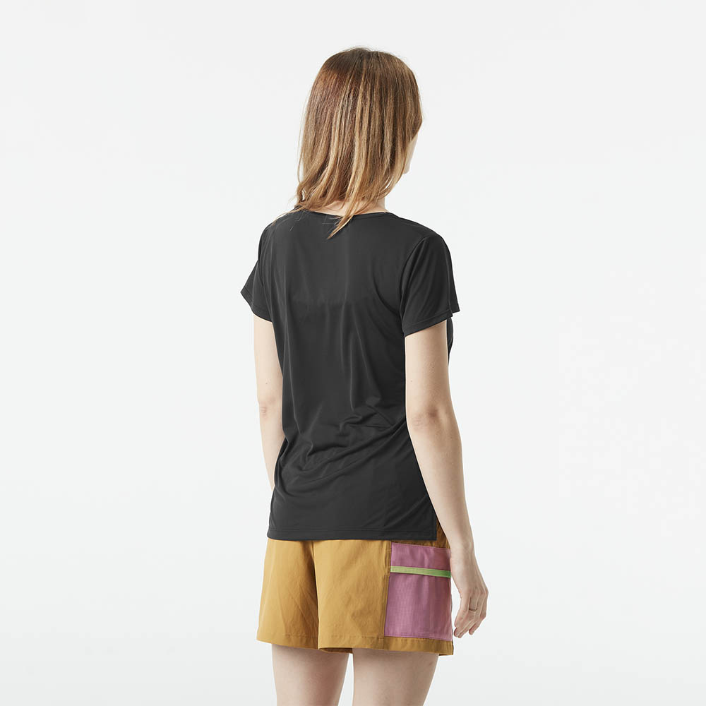 Women's Sports Tee Picture Organic Hila Tech Tee Black