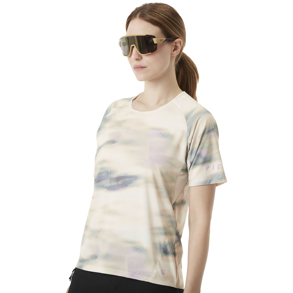 Women's t-shirt Picture Organic Ice Flow Printed MTB Tech Tee Celerity Print