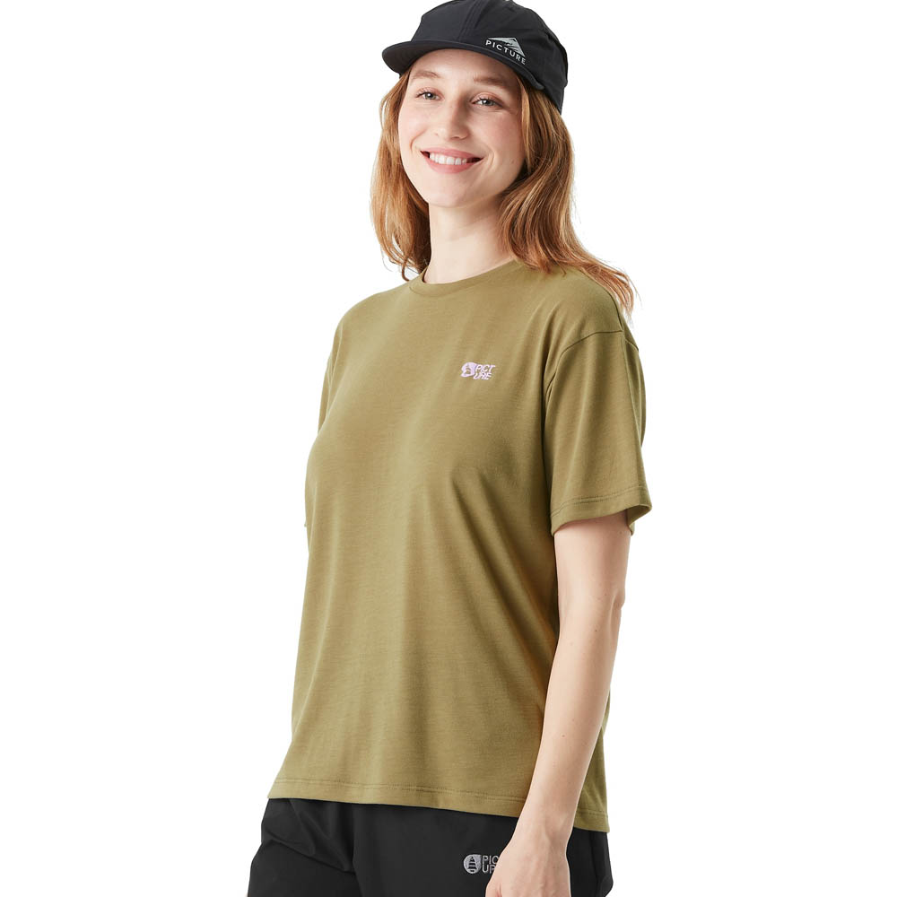 Women's Tee Picture Organic Timont W Tech Tee Aloe 