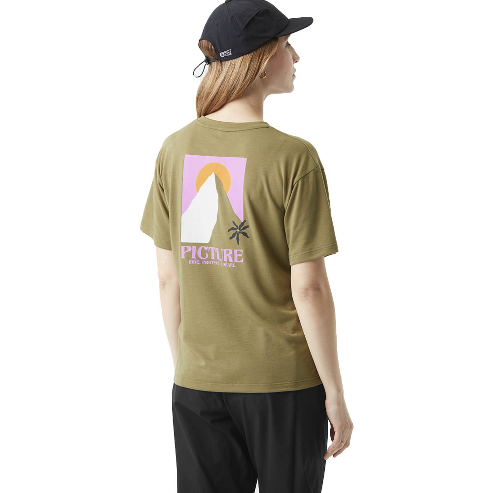 Women's Tee Picture Organic Timont W Tech Tee Aloe 