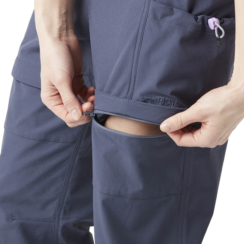 Picture Organic Outif W 2 in 1 ZipOff Stretch Pants Odyssey Gray 