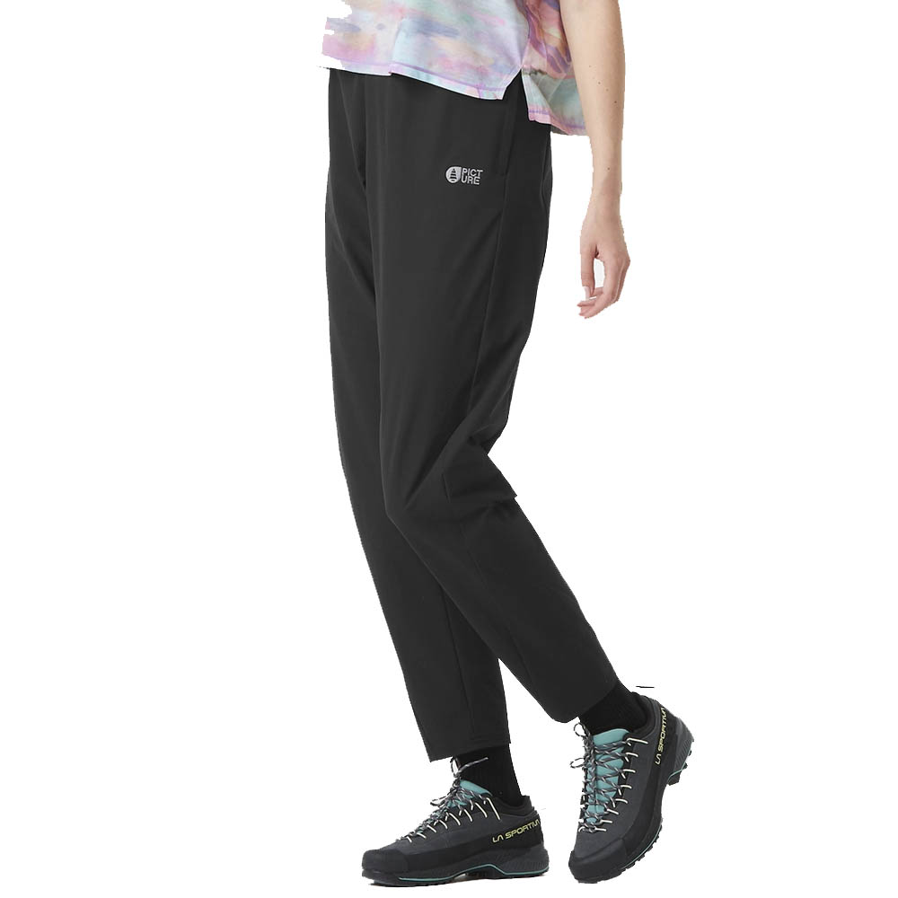Women's Hiking pants Picture Organic Tulee Stretch Pants Black - extremely stretchable - freedom of movement