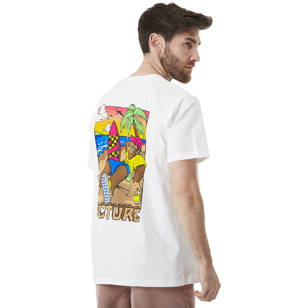 Men's Tee Picture Organic Squatchy Tee White 2025