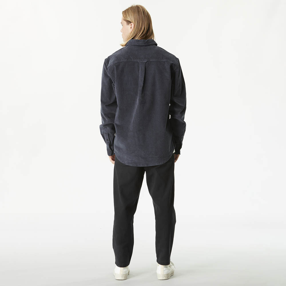 Picture Organic Graftons Corduroy Shirt Dark Blue