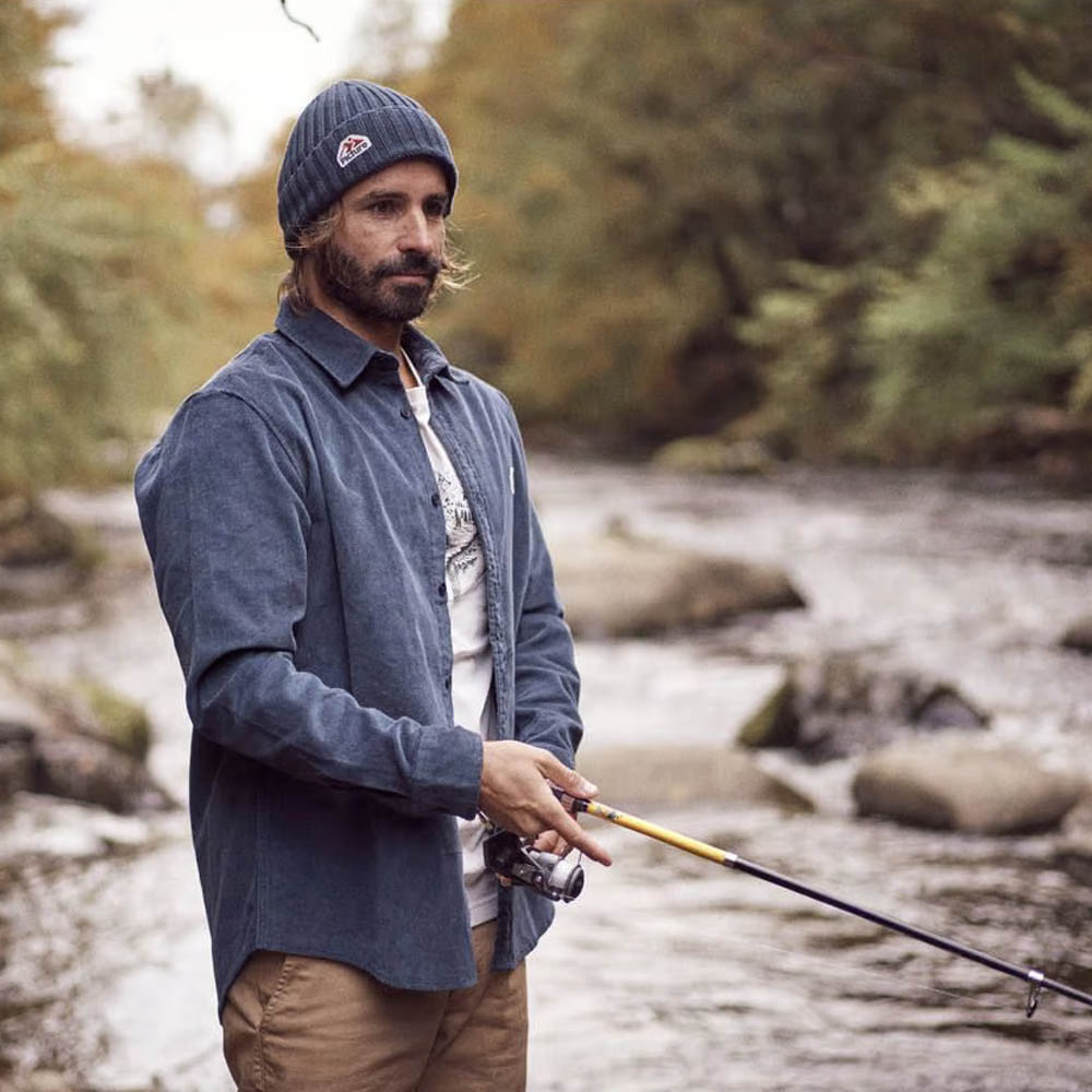 Picture Organic Graftons Corduroy Shirt Dark Blue