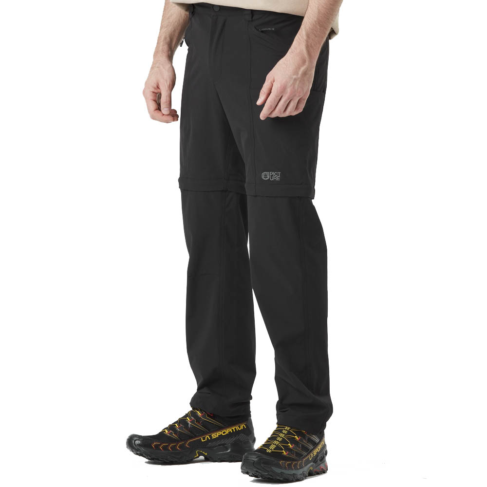 Picture Organic Outif 2 in 1 ZipOff Stretch Pants Black