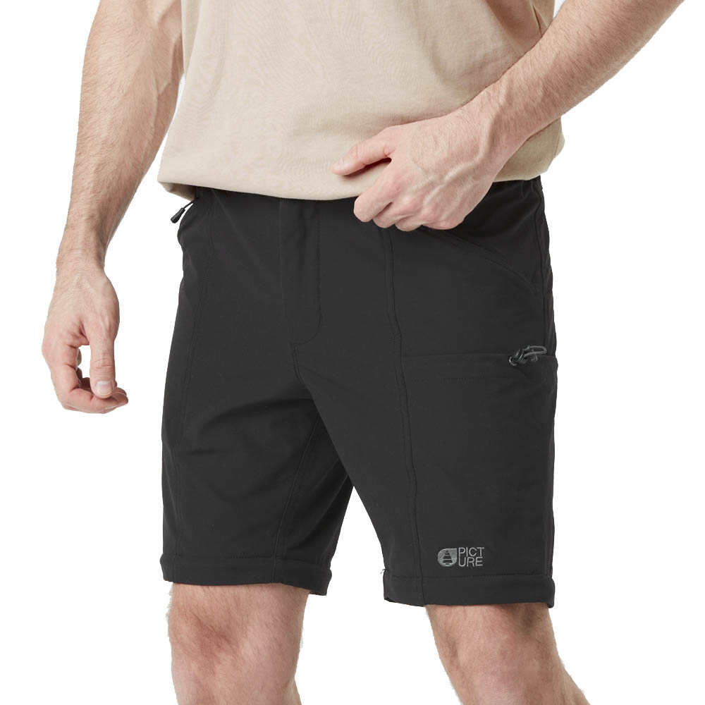 Picture Organic Outif 2 in 1 ZipOff Stretch Pants Black