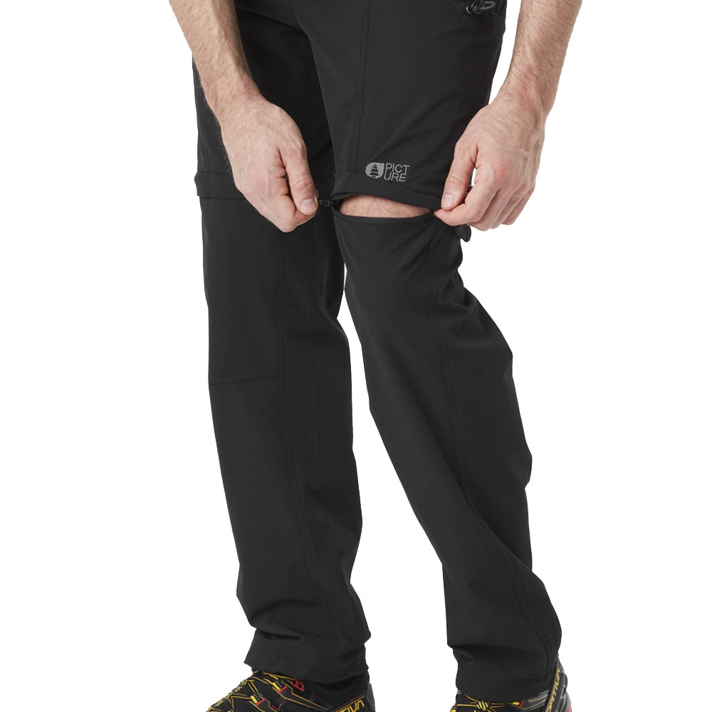 Picture Organic Outif 2 in 1 ZipOff Stretch Pants Black
