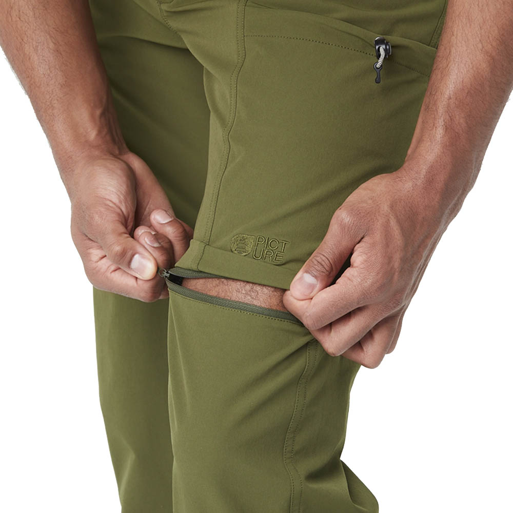 Picture Organic Outif 2 in 1 ZipOff Stretch Pants Tobacco