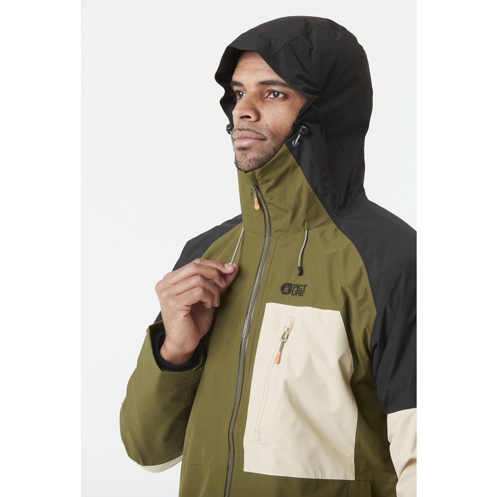 Men's Hardshell jacket Picture Organic Abstral +2.5L Jacket Tobacco